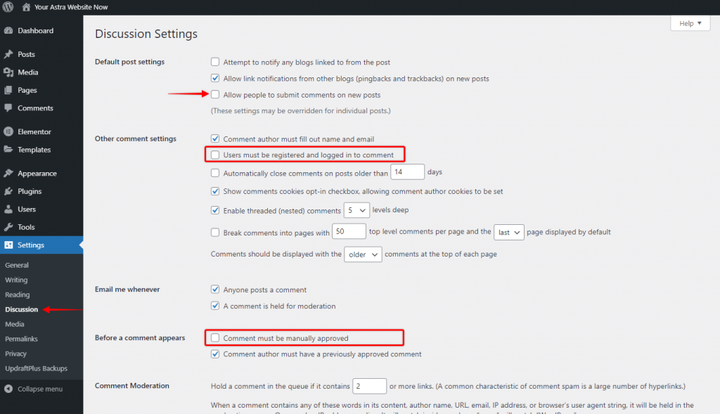 how-to-disable-comments-on-wordpress-website