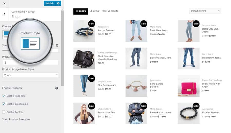 Astra Pro WooCommerce product styles