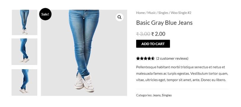 Astra Pro WooCommerce product gallery