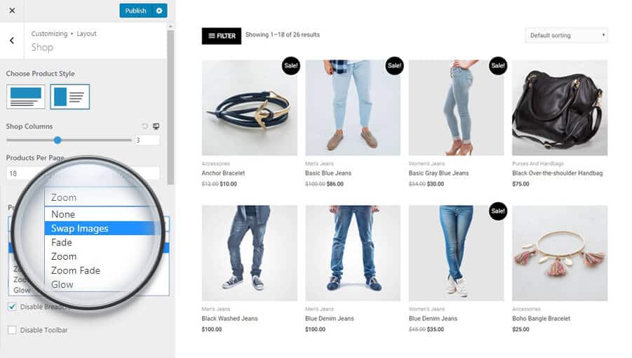 Astra Pro WooCommerce product per page