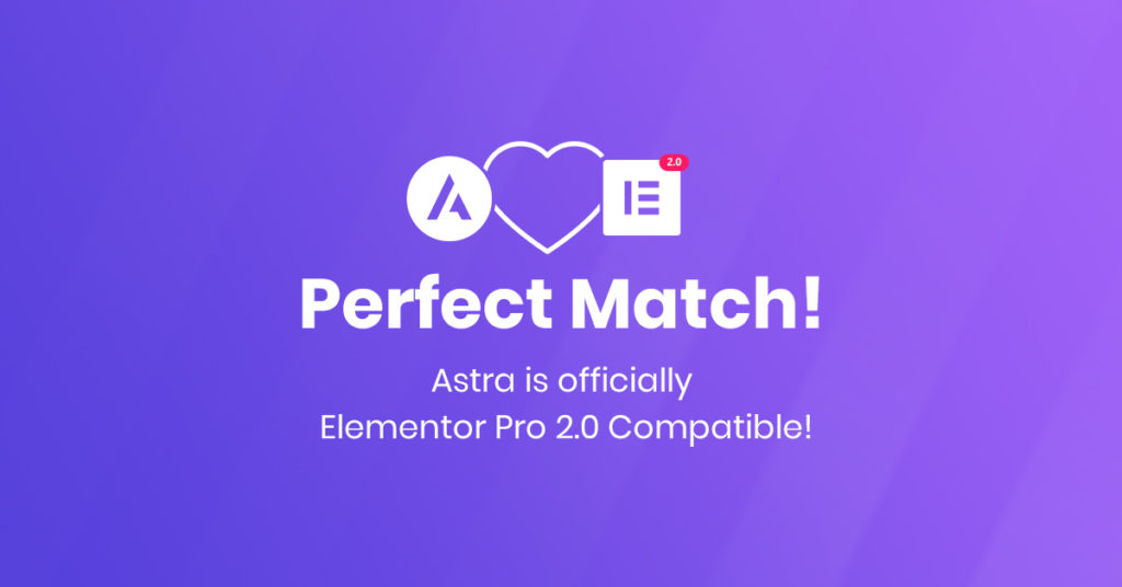 Astra and Elementor compatibility