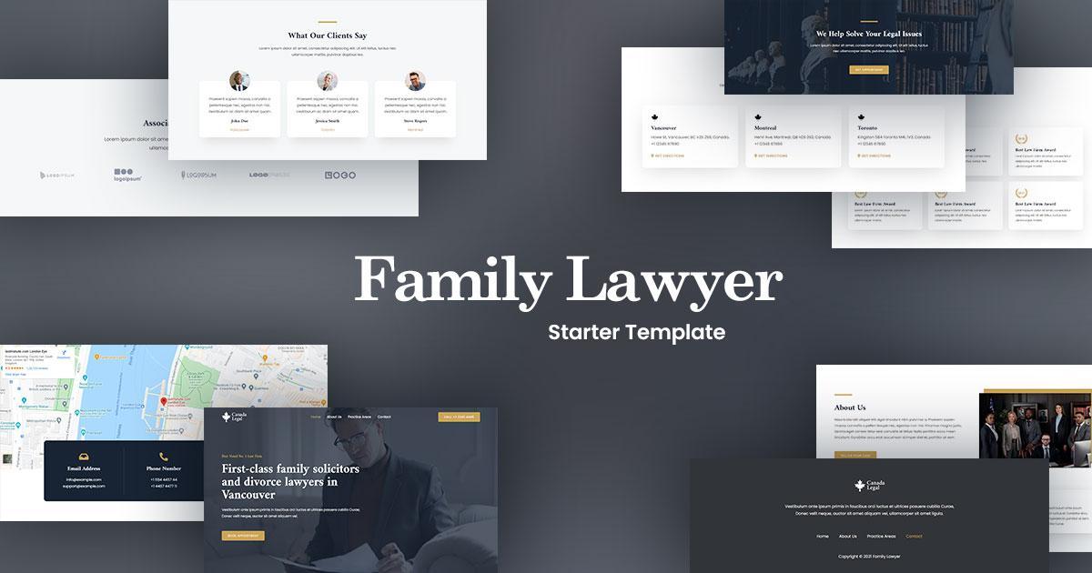 Law website templates