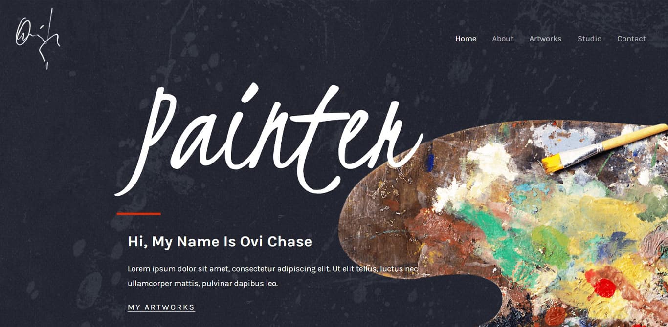Painter elementor site
