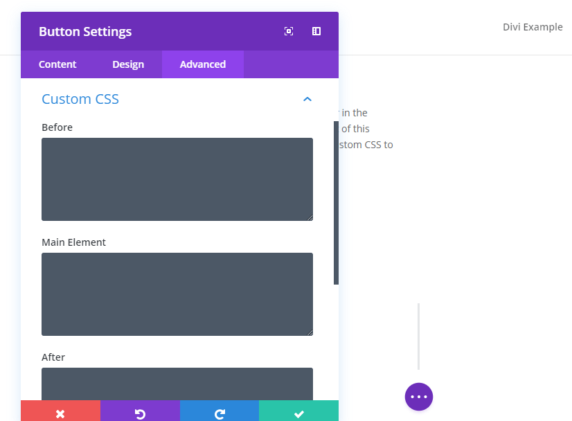 divi custom css
