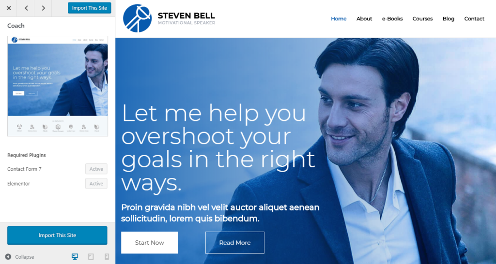 import blog templates