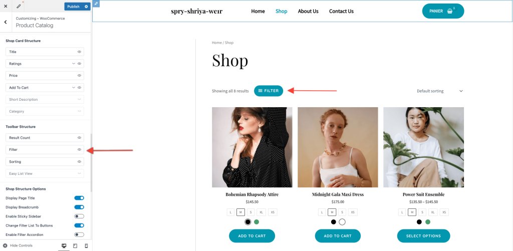 Enabling-filter-from-toolbar-structure