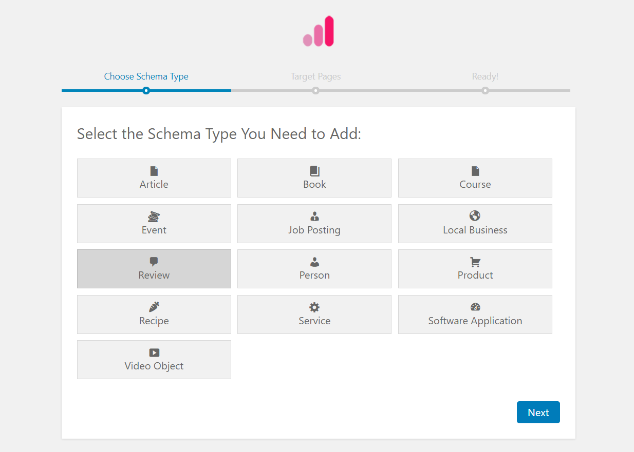 Schema Pro schema types