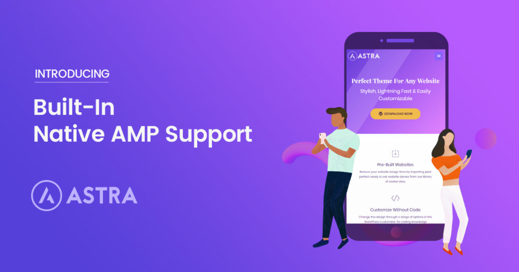 Astra native support for amp