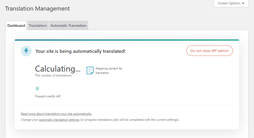 WPML Translation management