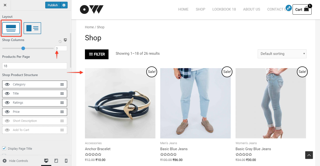 How to Design a Product Catalog Page or Shop Page Using