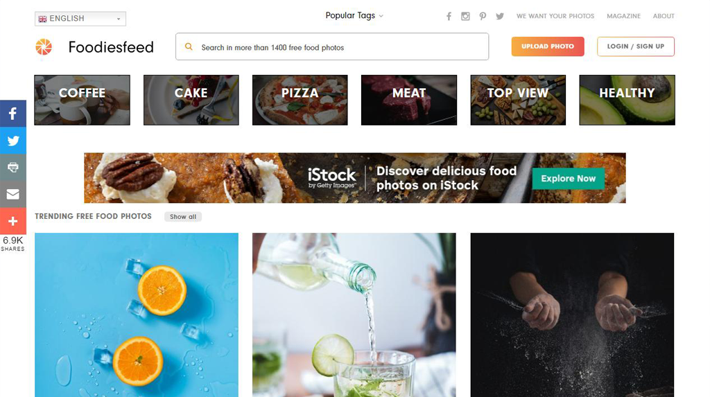 FoodiesFeed for stock images