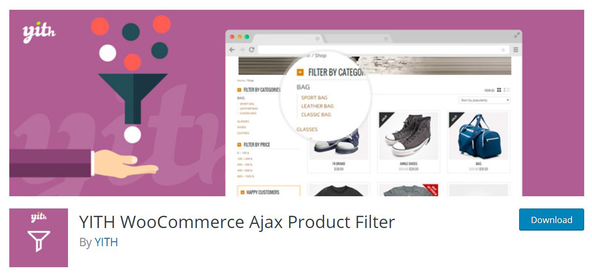 WooCommerce ajax 产品过滤器插件