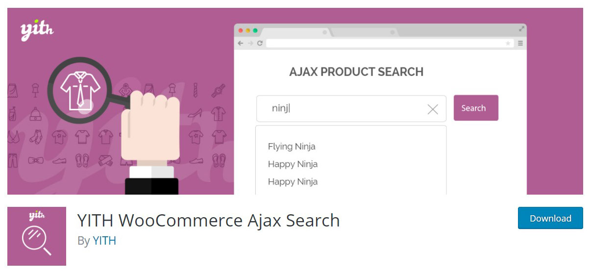 WooCommerce ajax 搜索插件