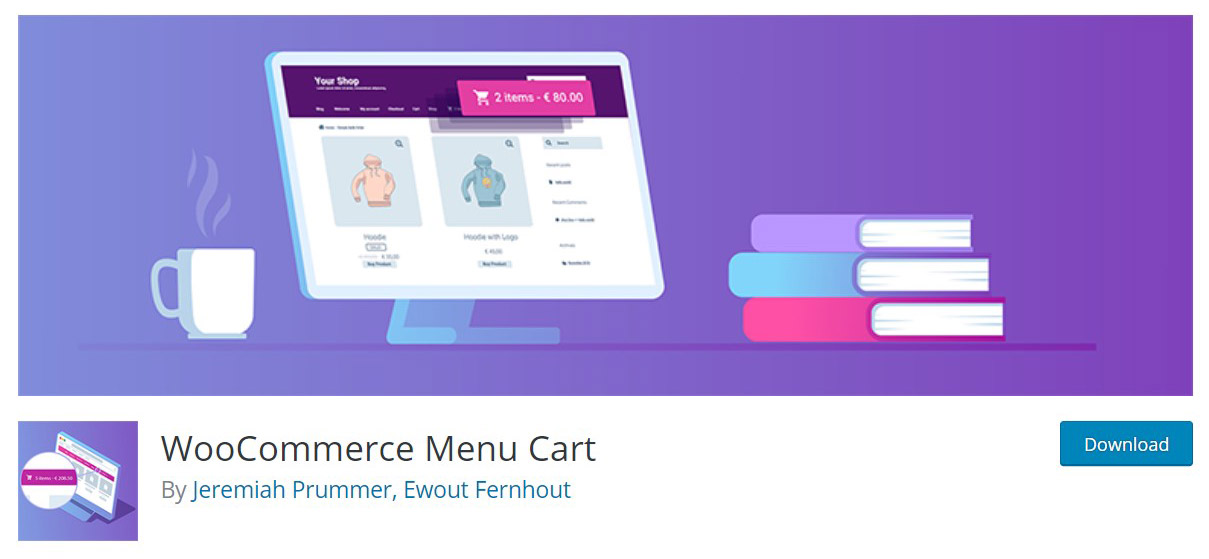 WooCommerce 菜单购物车插件