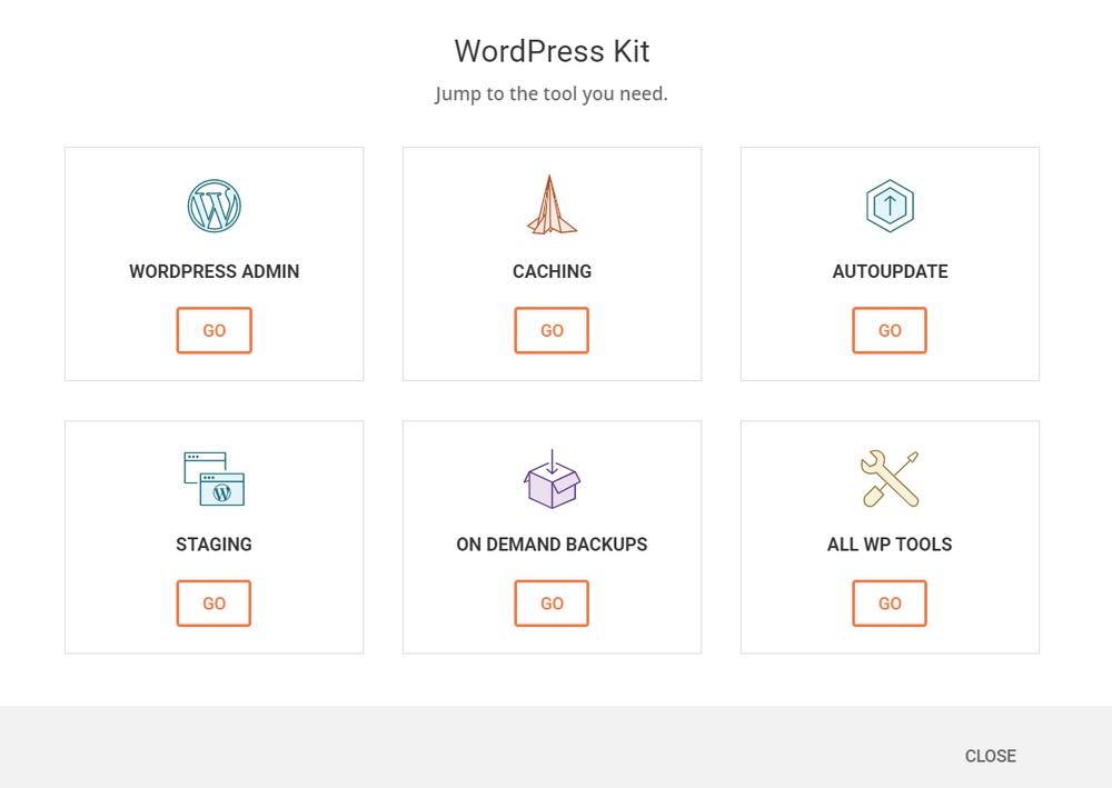 wordpress website kit in siteground