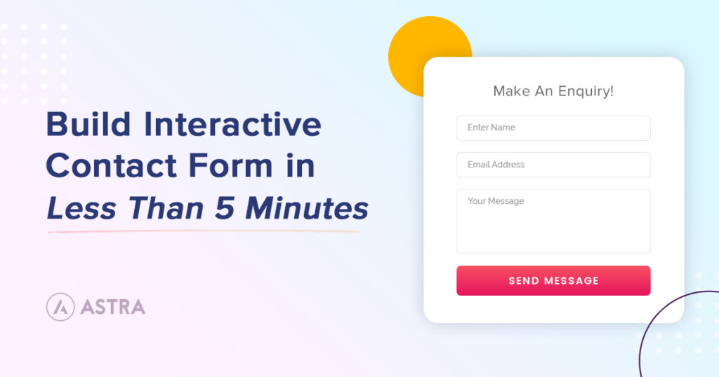 How to add a WordPress contact form to your website