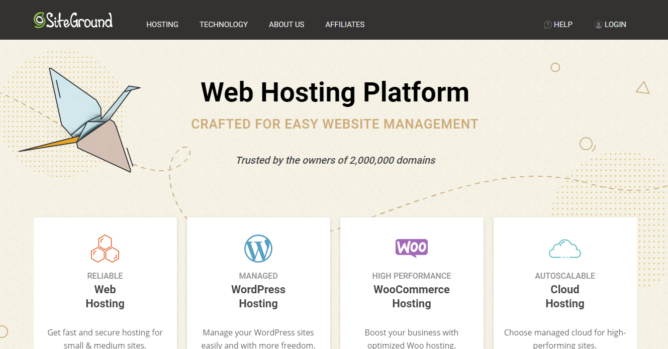 SiteGround - WooCommerce Hosting Provider