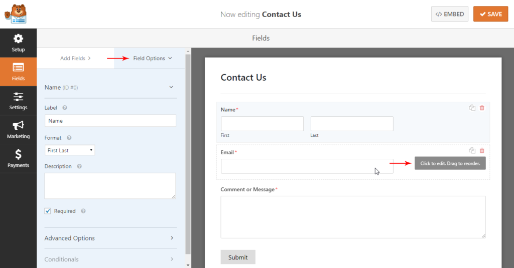 How to add a WordPress contact form to your website
