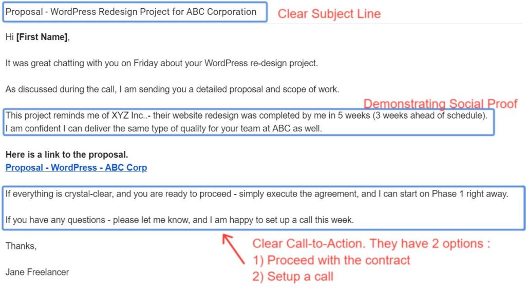 new client contract template for wordpress