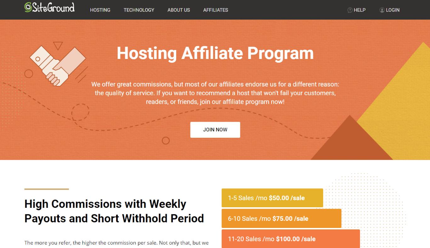 siteground hosting affiliate program