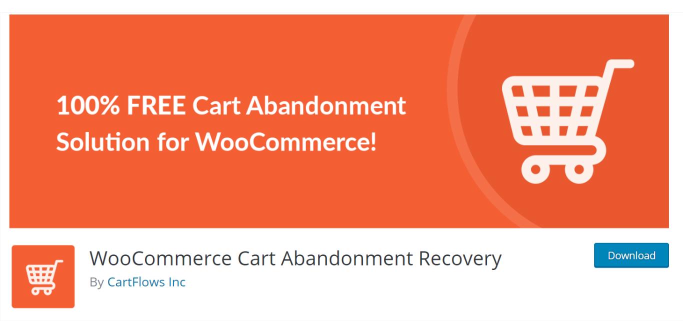 CartFlows 的 WooCommerce 购物车放弃恢复。