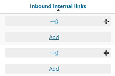 inbound internal links suggestions
