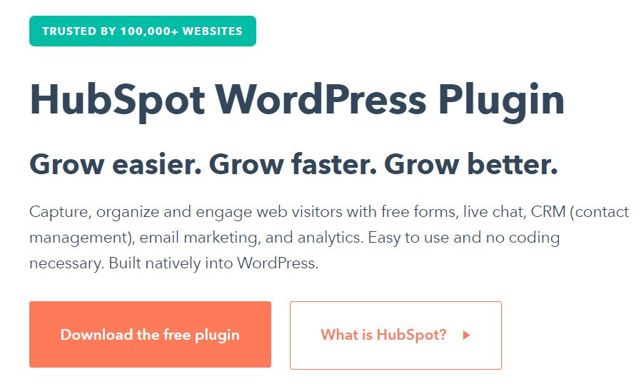 Hubspot WordPress 插件