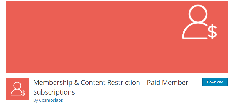14 WordPress Membership Plugins to Grow Your Website in 2020 4 Paid Member subscriptions plugin download page