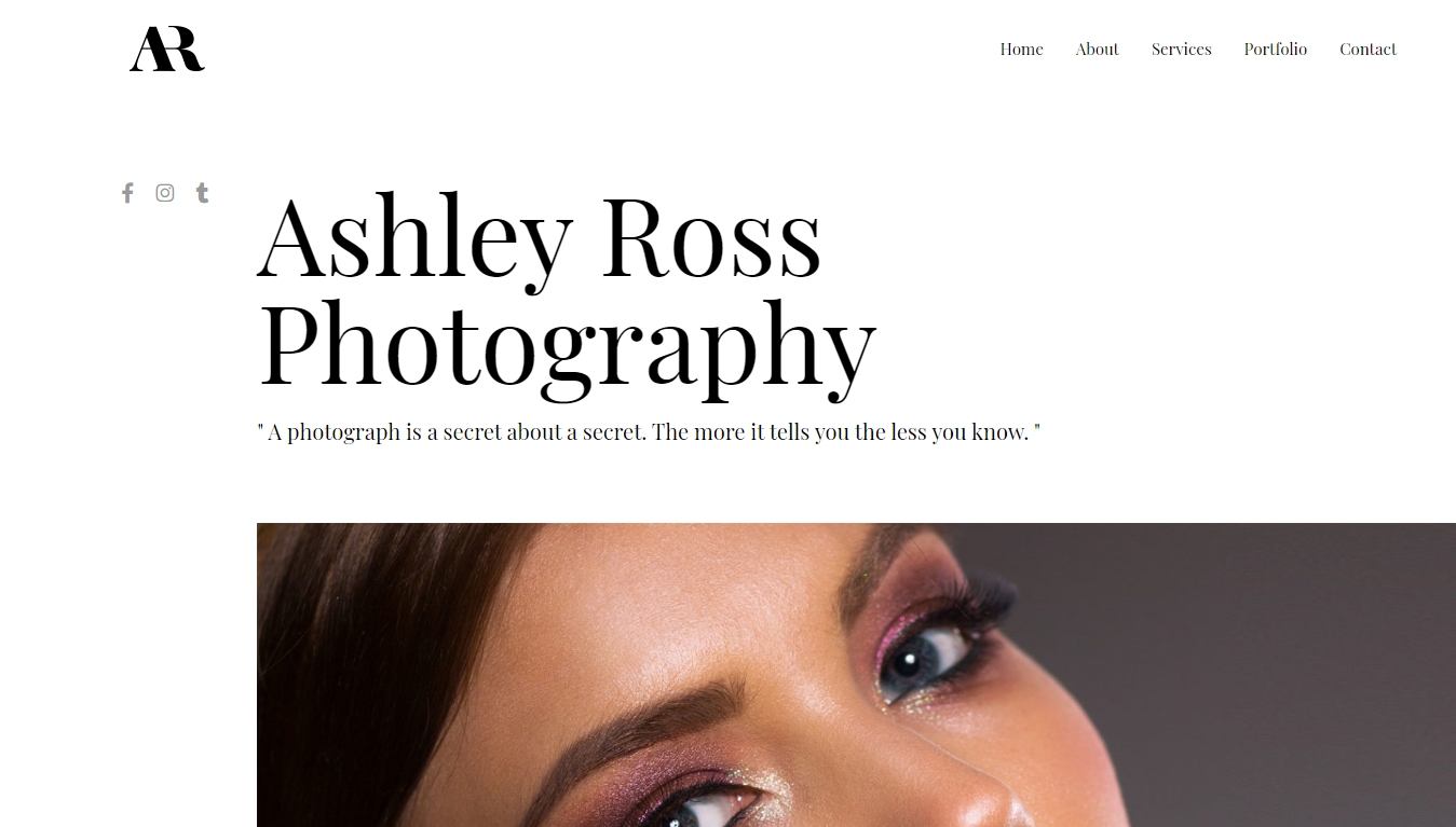 ahsley ross photography template by astra