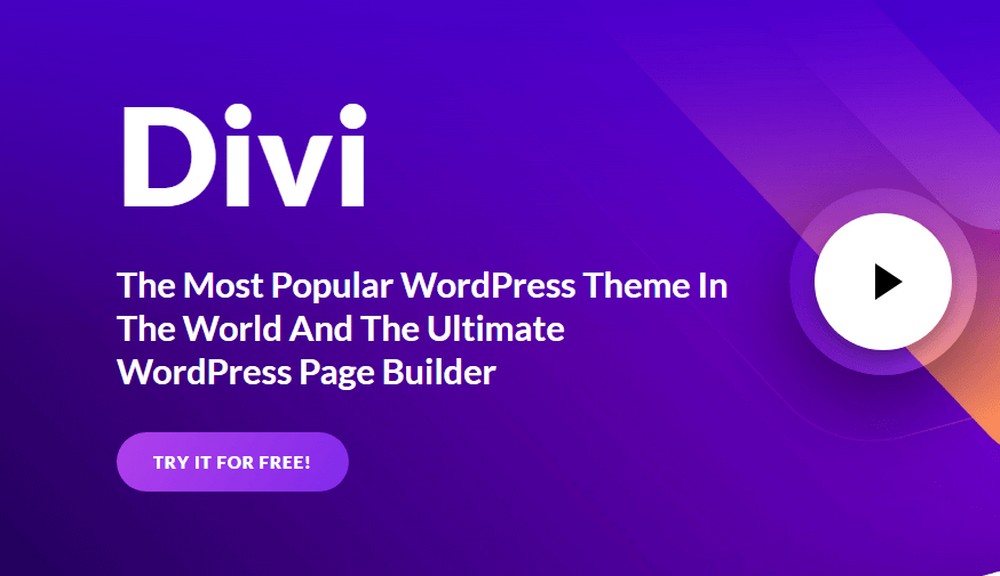 Constructeur de pages WordPress Divi