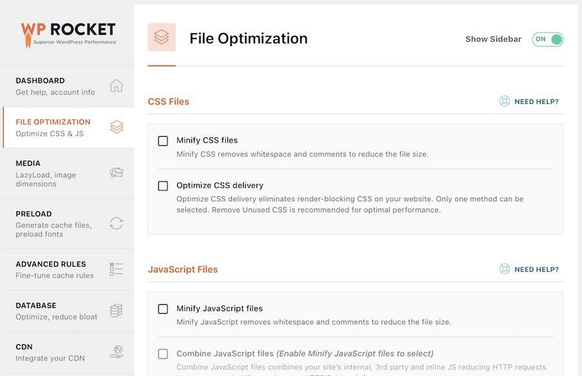 file optimization