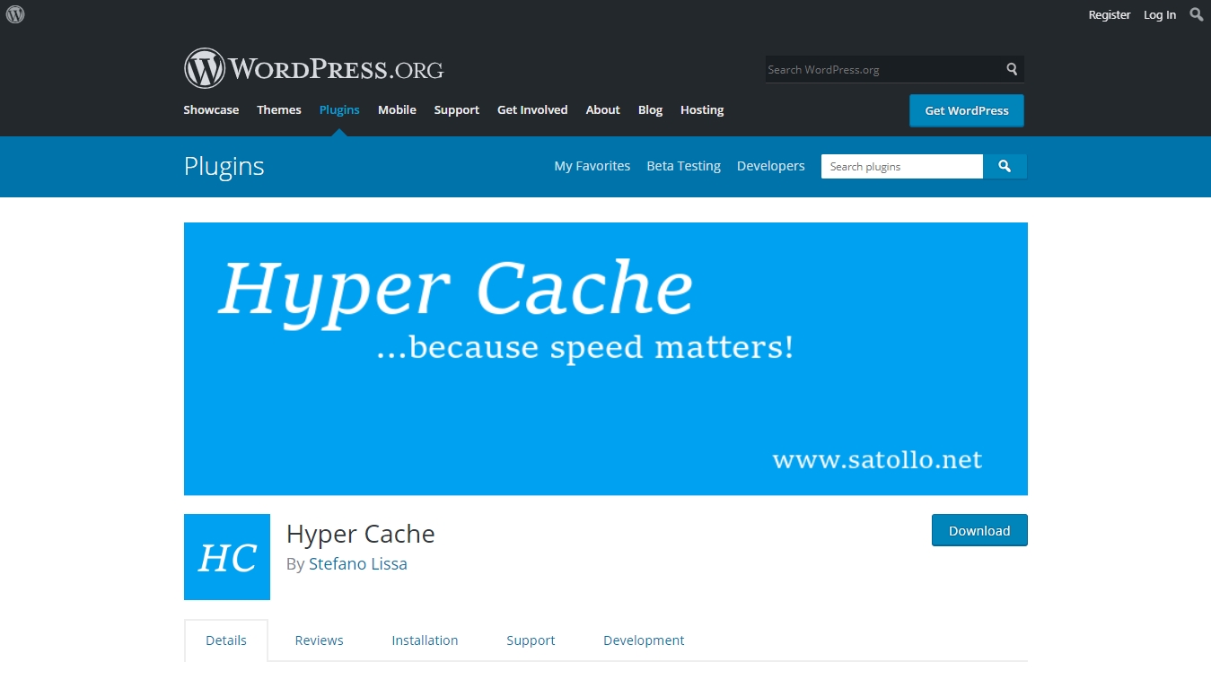 Hypercache plugin download page 