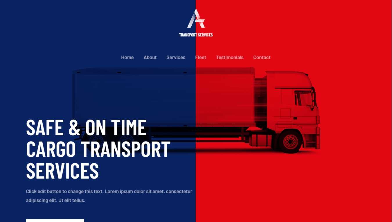 astra transport services template