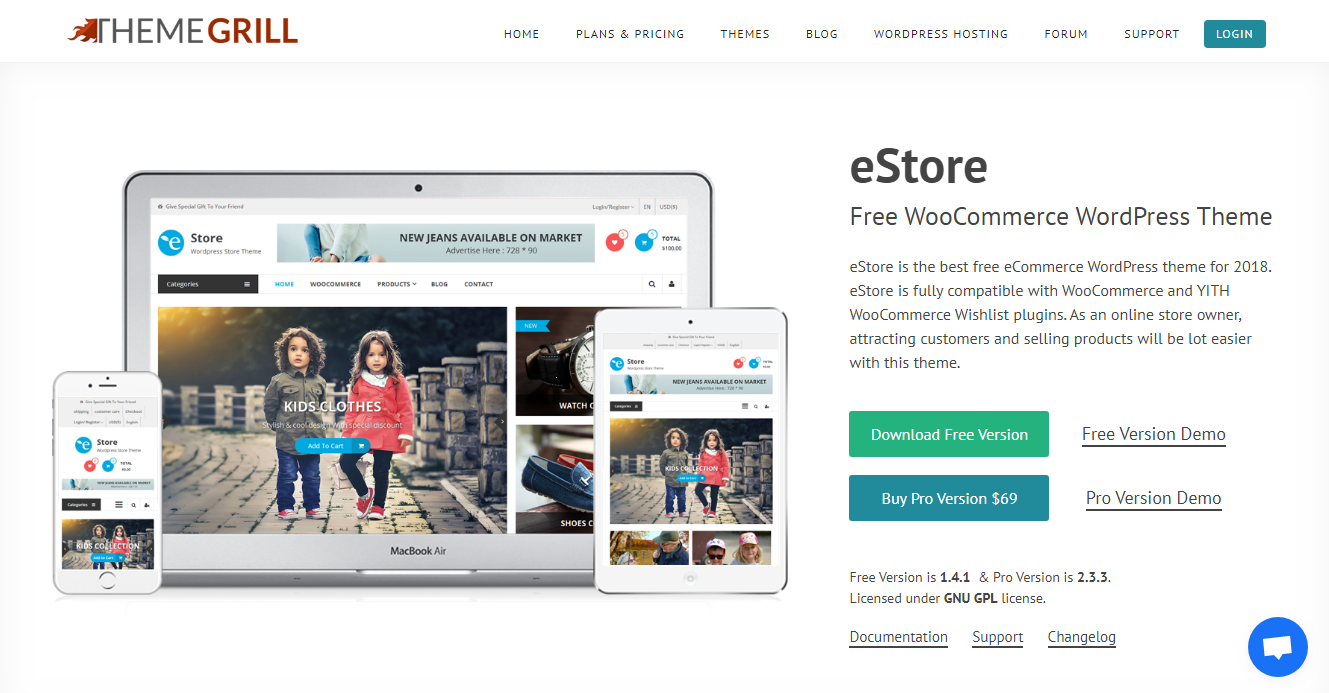 Best WooCommerce Themes - eStore Pro
