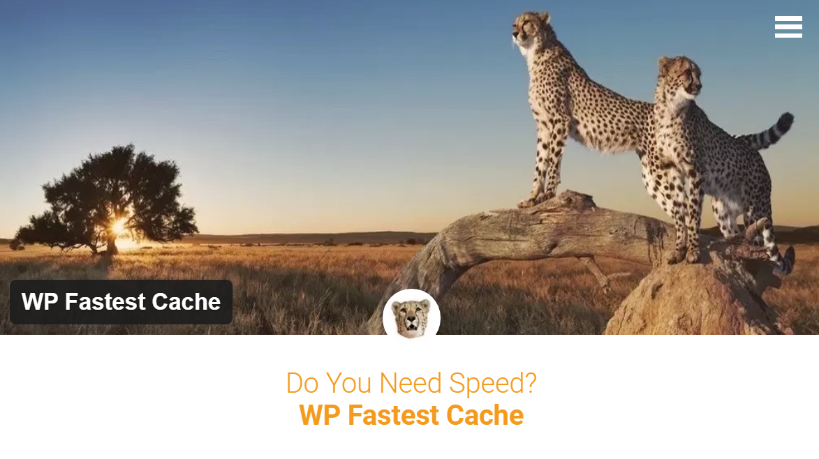 WP Fastest Cache Homepage