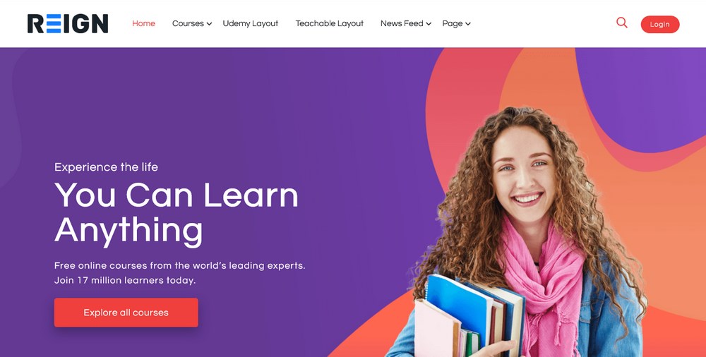 LearnMate Online Teaching demo site