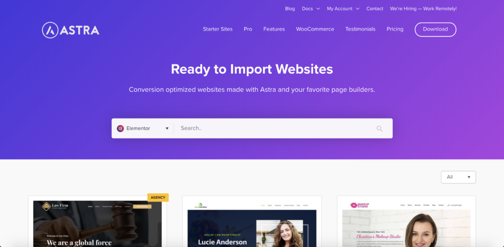 starter templates