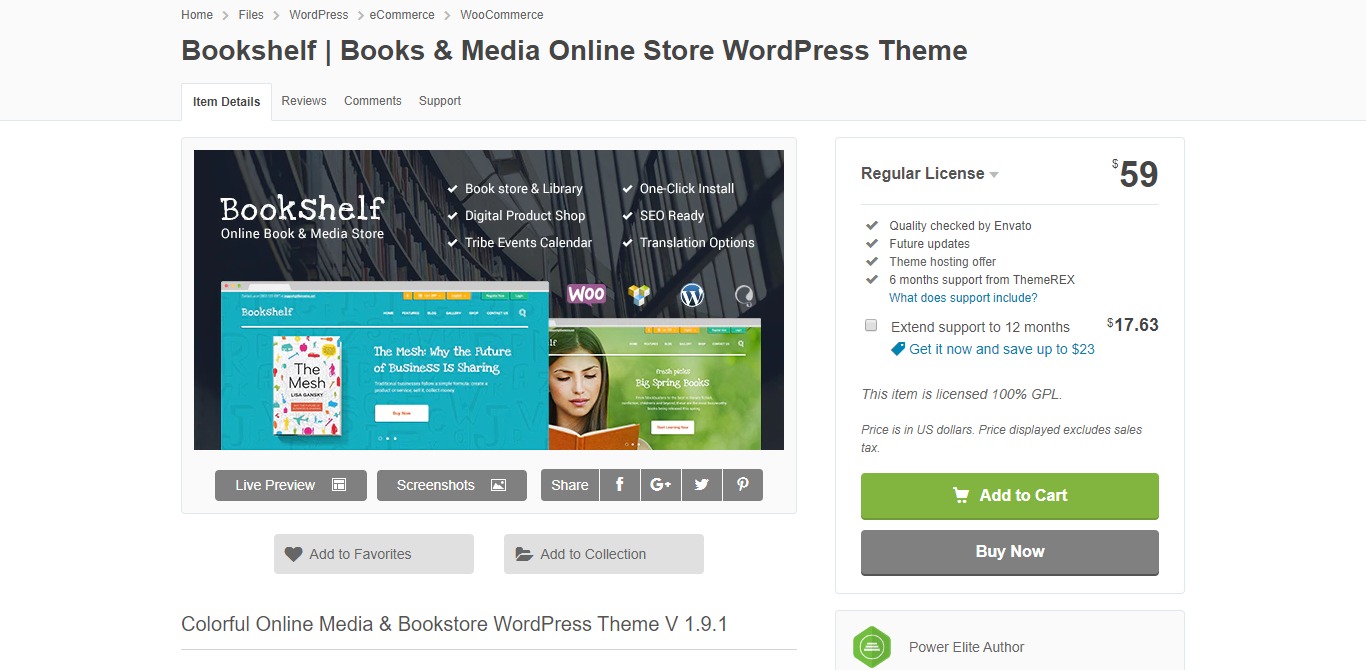 libreria learndash wordpress theme homepage