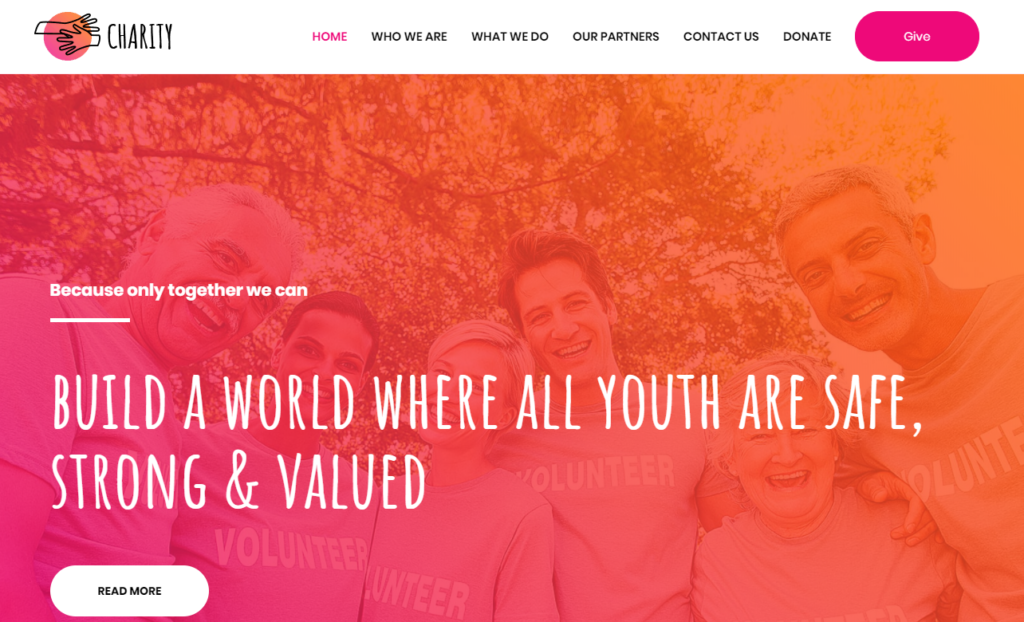 charity 2 astra starter site