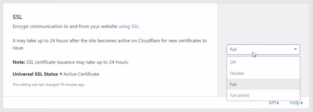 cloudflare ssl