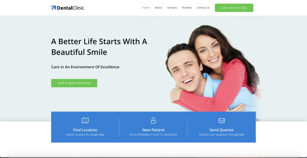 dental clinic 2 astra starter site