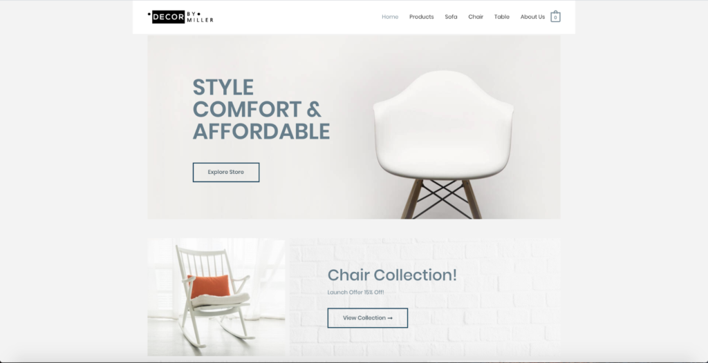 furniture store astra starter site