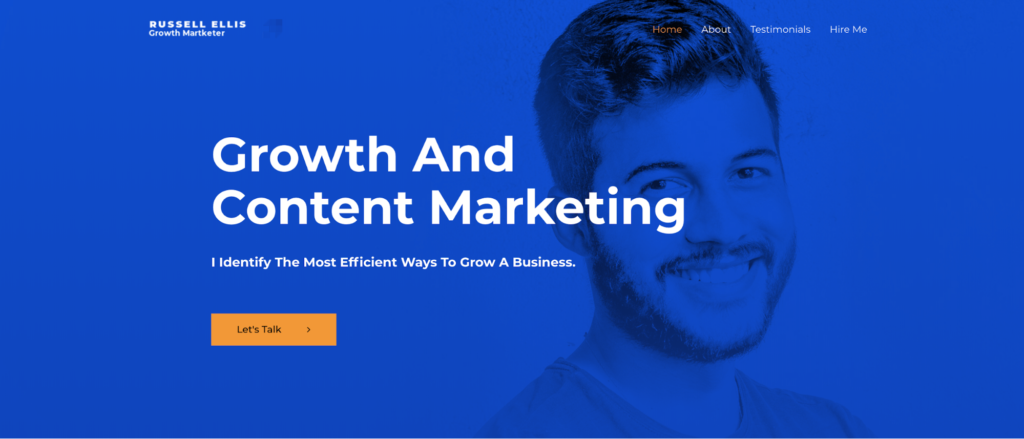 growth marketer astra starter site