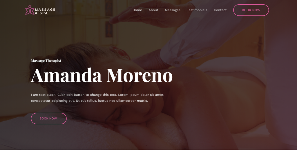 massage therapist astra starter site