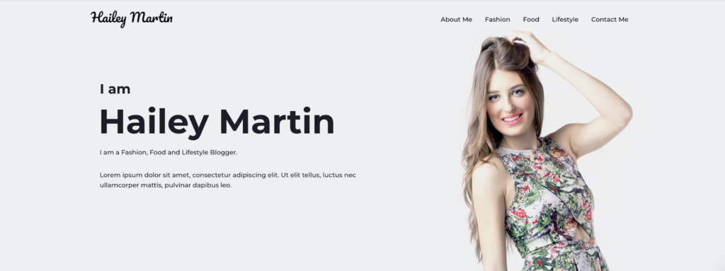 personal blog astra starter site