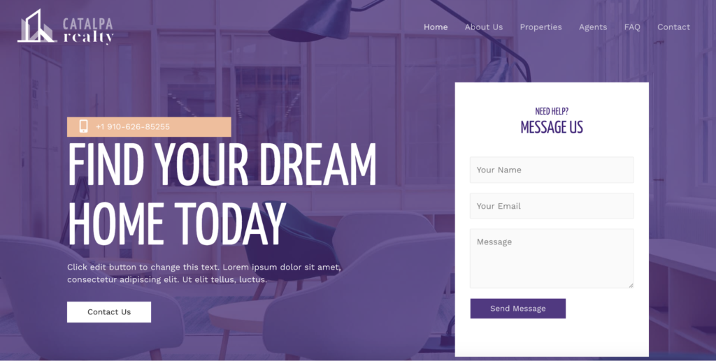 real estate astra starter site