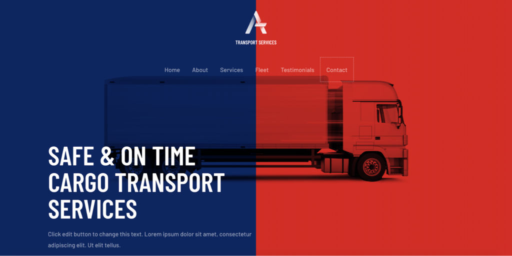 transport services starter templates