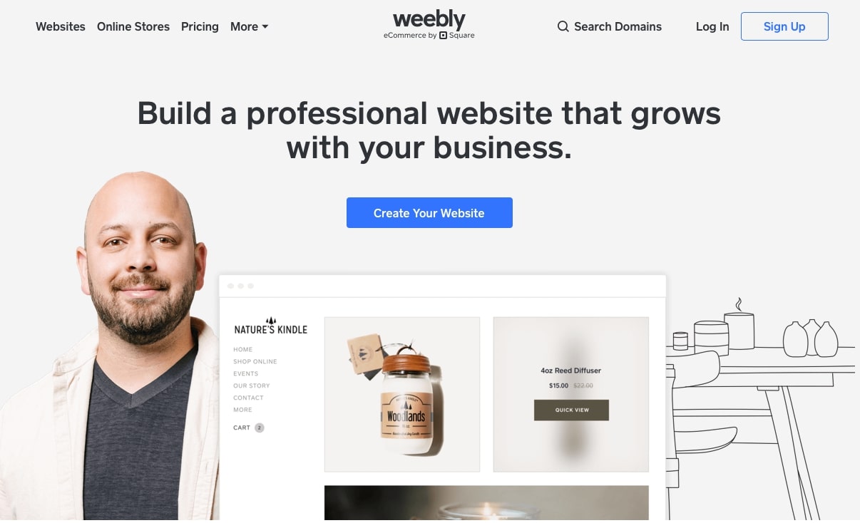 Weebly 主页