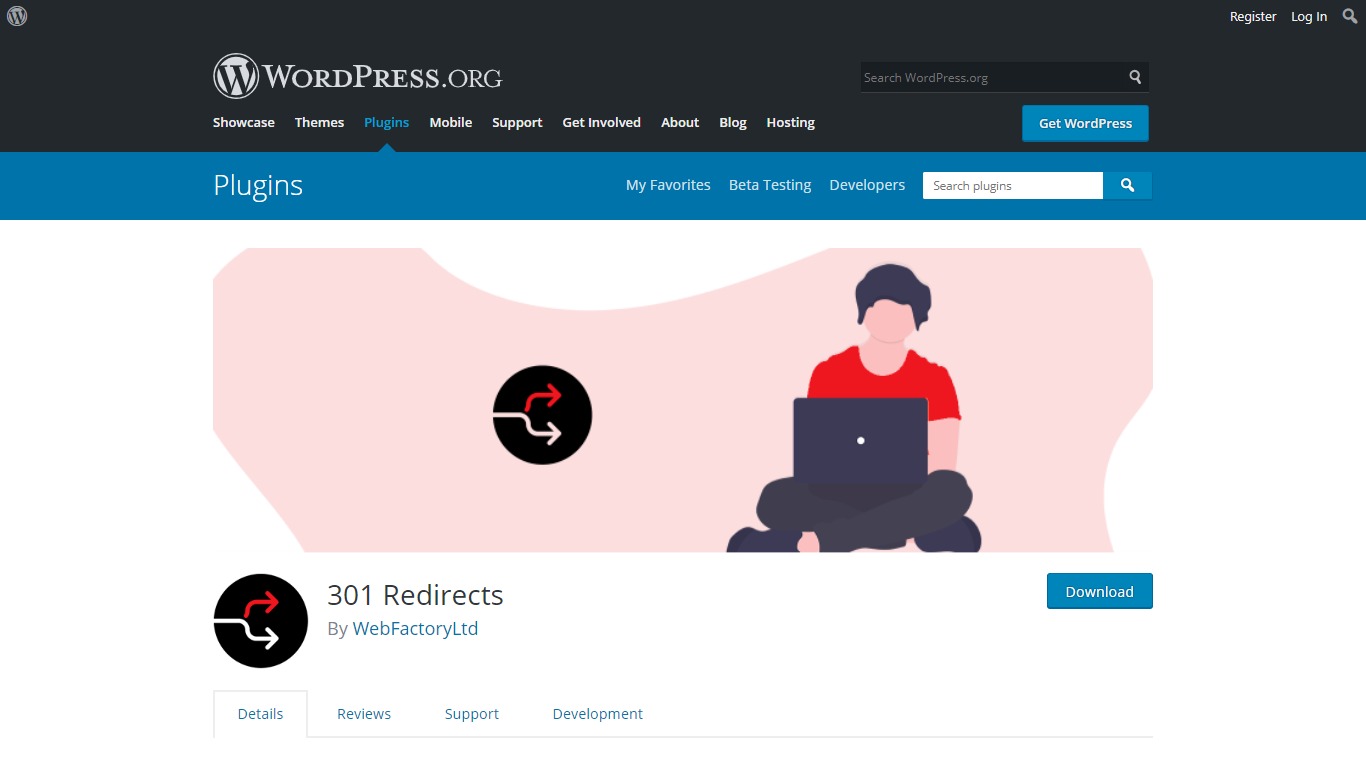 301 Redirects plugin download page