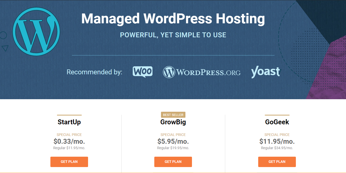Managed WordPress hosting